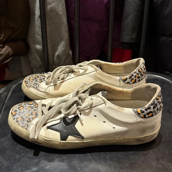 Golden Goose Superstar Leopard Print